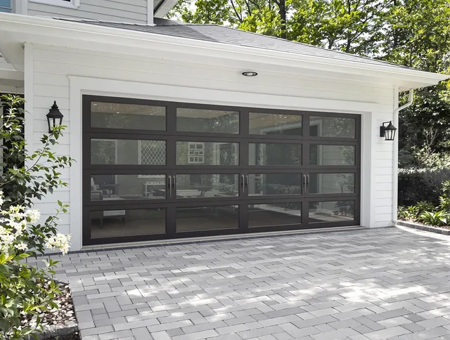 Pomona Garage Door Repair design specialist presenting custom garage door options to Pomona homeowner