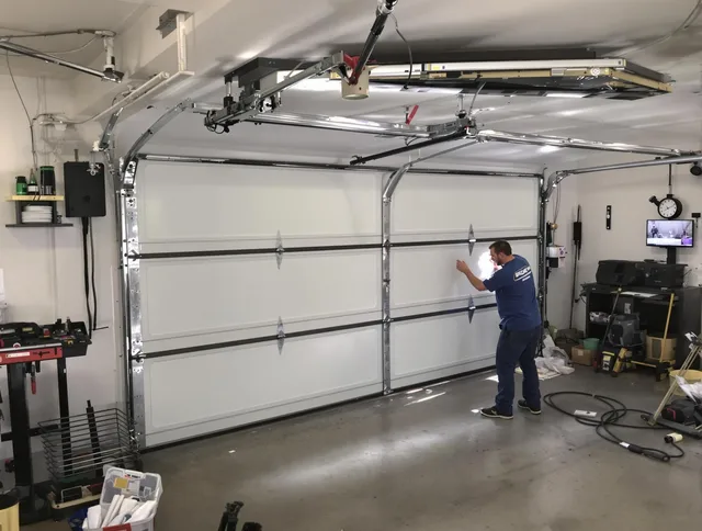 Professional garage door repair service by Pomona Garage Door Repair in Pomona