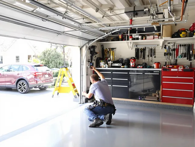 Local garage door repair service by Pomona Garage Door Repair in Pomona