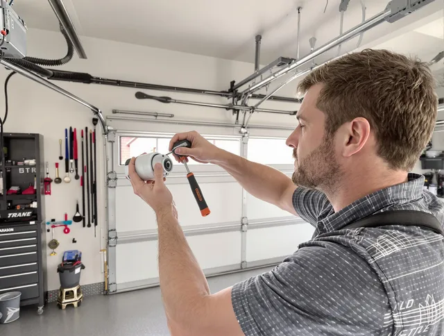 Garage door opener repair service by Pomona Garage Door Repair in Pomona